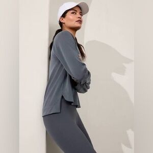 Athleta Seasoft Crewneck Sweatshirt in Cosmos